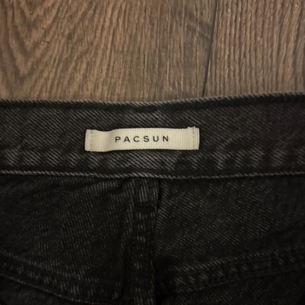 PacSun Charcoal Dad Jeans with Rips